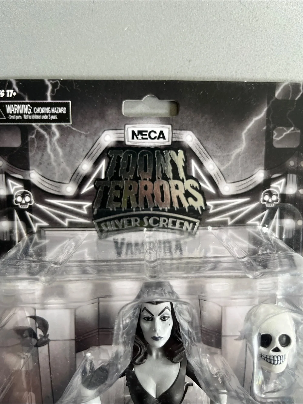 NECA Toony Terrors Vampira Figure - Black & White NIB